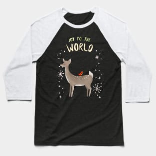 Joy to the World Bambi Baseball T-Shirt